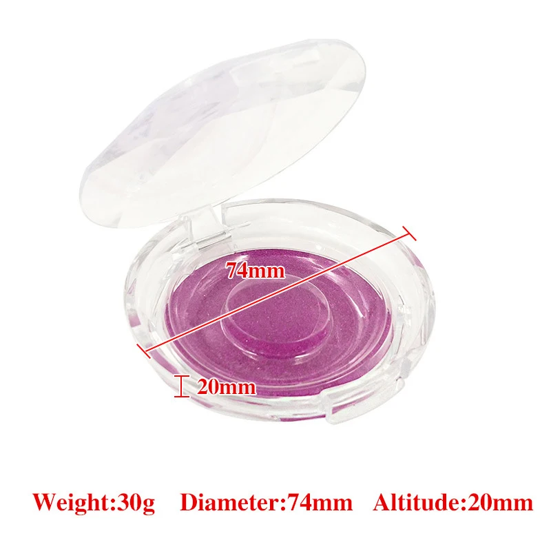 Xinmeilin Luxury Clear Crystal Fake eyelash packaging Box bulk Empty Wholesale Free Logo 3D 25mm False lash Round Case With Tray