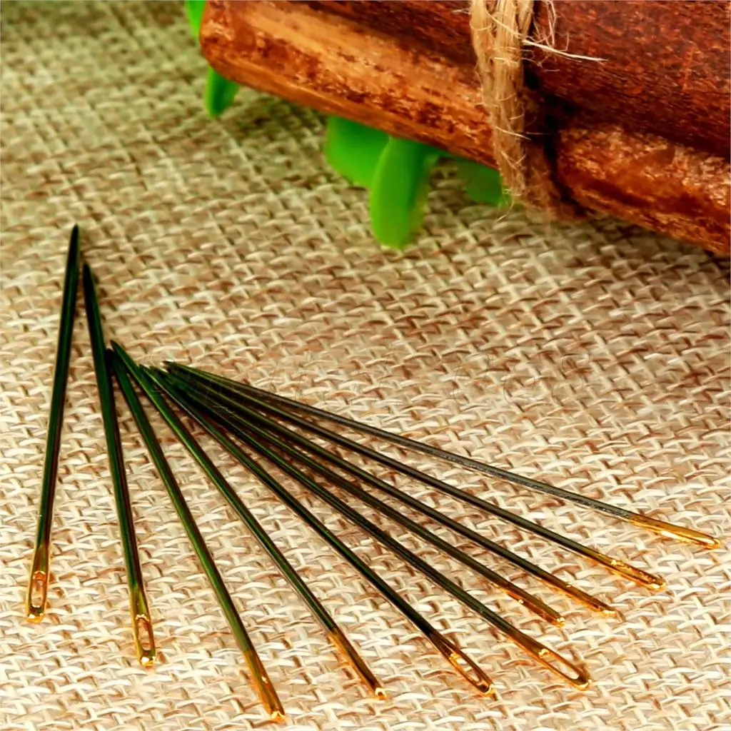 10Pcs Leathercraft Sewing Tools Hand Working Sewing Needles Stitching Repair DIY Tool Leather Canvas Craft Home Embroidery Tools