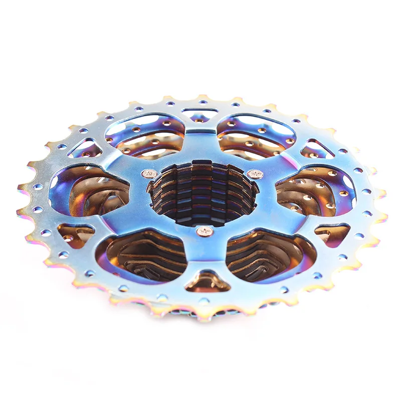 Colorful Road Bike 9 10 Speed Cassette Ultralight 11-28T Gravel bike Freewheel K7 11V 9s 10s Flywheel Sprocket For SHIMANO