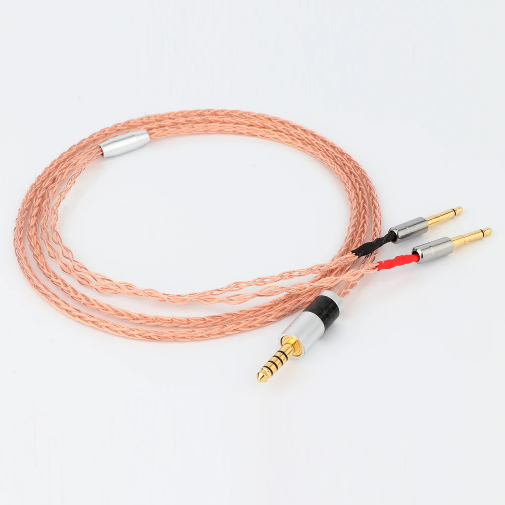 Cabo equilibrado da elevação do auscultador do cobre do OCC, OPPO PM-1 PM-2 HE1000 400S 560, 2,5 3,5 4,4 XLR