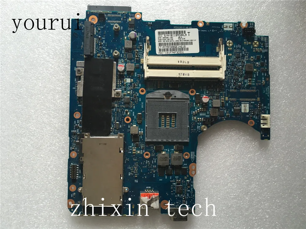 

yourui For HP Probook 4430s 4330s Laptop motherboard 646326-001 6050A2465101-MB-A02 DDR3 System mainboard fully tested