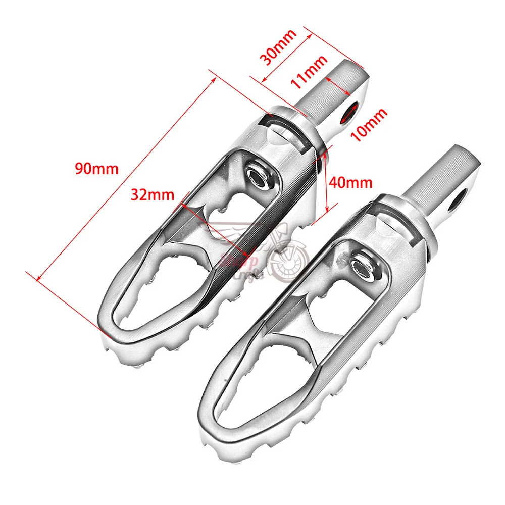 Motorcycle Foot Pegs Footrests Pedal Pad CNC For Harley Street XG500 XG750 XG750A Sportster XL883 XL1200 Forty Eight Seventy two