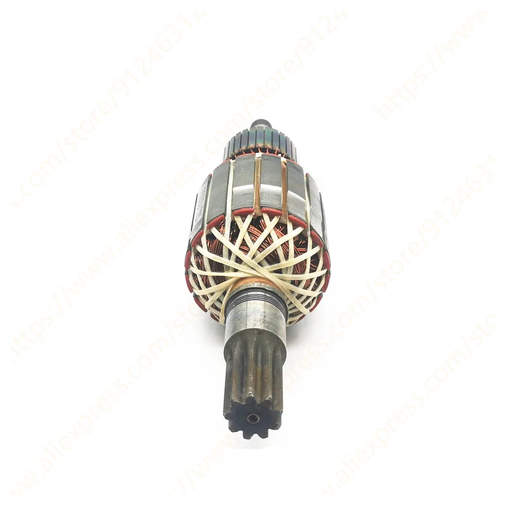 AC220-240V 9 teeth Armature Rotor replace for BOSCH GSH16-28 GSH16-30 GSH 16-28 16-30 Anchor Hammer Drill Power Tool Accessories