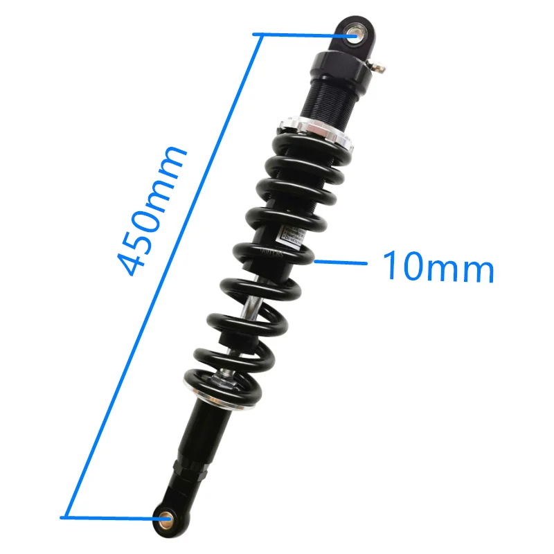 390mm/400mm/420mm/430mm/440mm/450mm/470mm 10mm spring Motorcycle Shock Absorber Suspension for HONDA YMAHA SUZUKI Kawasaki ATV