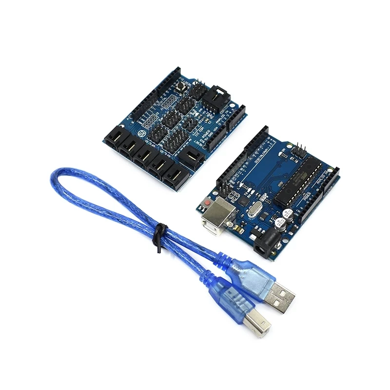 Imagem -06 - Kit Multifuncional Inteligente Robô Carro Bluetooth Controlado Toneladas de Heróis Códigos Livres 4wd Uno r3 Starter Kit para Arduino Kit Diy