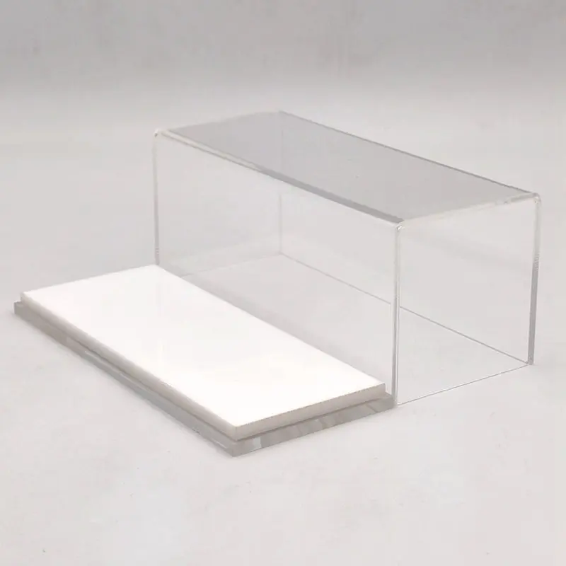 17cm Acrylic Case Display Box Transparent Dustproof Car Models High-End Base 1:43 Thicken