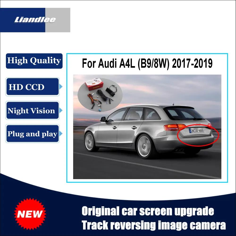 Original Display Reverse Image Upgrade Car Camera For Audi A4 A4L B9 8W 2017-2021 Factory Screen Trajectory CCD CAM