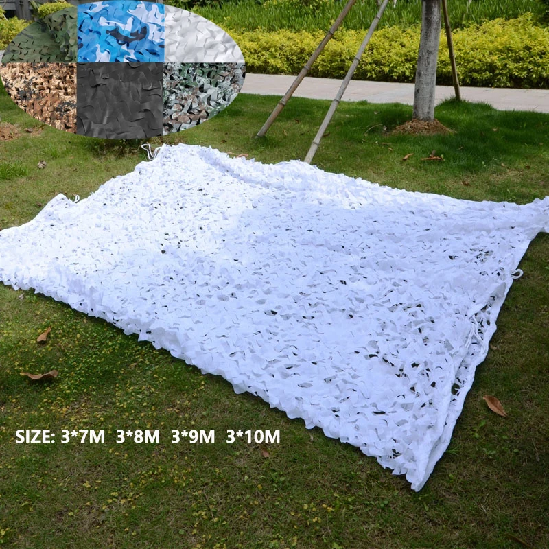 

Outdoor Military White Camouflage Net, Hunting, Camping, Car Drop Net, Snow Camo Cover Decoration, Photography Netting,