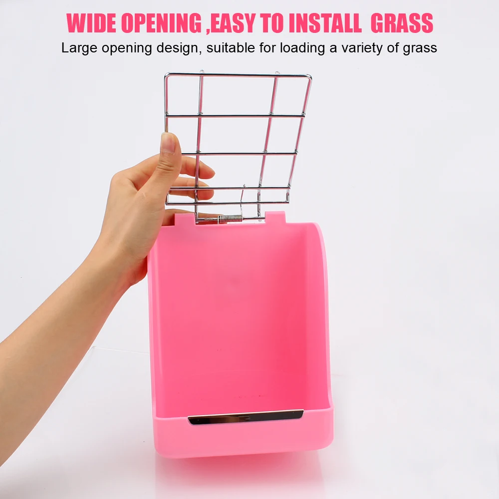 Grass Rack Rabbit Grass Frame Pet Food Container Hay Feeder Rabbit Rabbit Food Basket Spring Grass Frame Grass Hay Bowl Rack