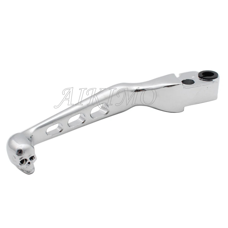 Aluminum Skull Style Brake Clutch Lever Handlebar For Harley Sportster Softail Night Train Fatboy Electra Glide Custom