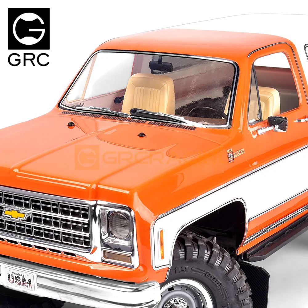 GRC-Assentos à moda antiga para RC Crawler, TRX4, Bronco Blazer, Scx10III, RC4WD, Opção de Atualização Peças, # G161FB, R, W, 1979, Escala 1:10, 1979