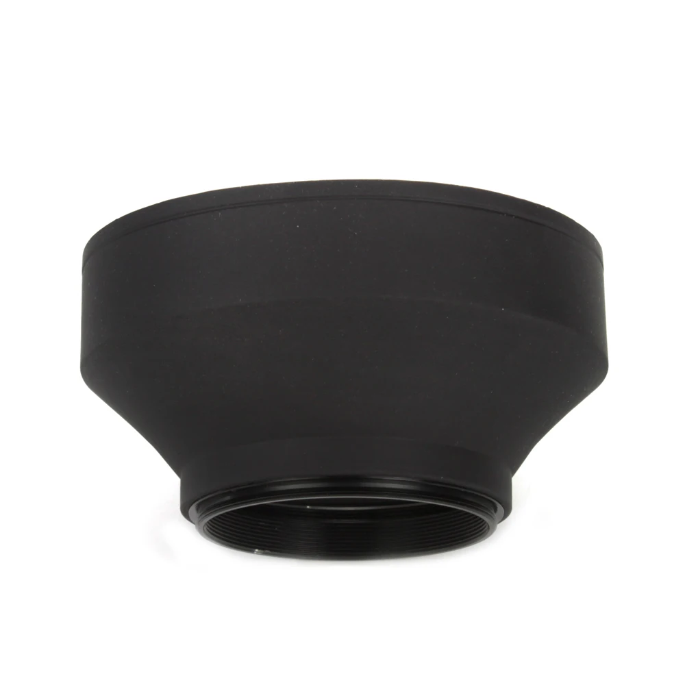 Pixco 49 مللي متر/52 مللي متر/55 مللي متر/58 مللي متر/62 مللي متر/67 مللي متر/72 مللي متر/77 مللي متر/82 مللي متر 3-المرحلة لطي 3in1 المطاط عدسة هود دعوى لكانون نيكون بنتاكس كاميرا