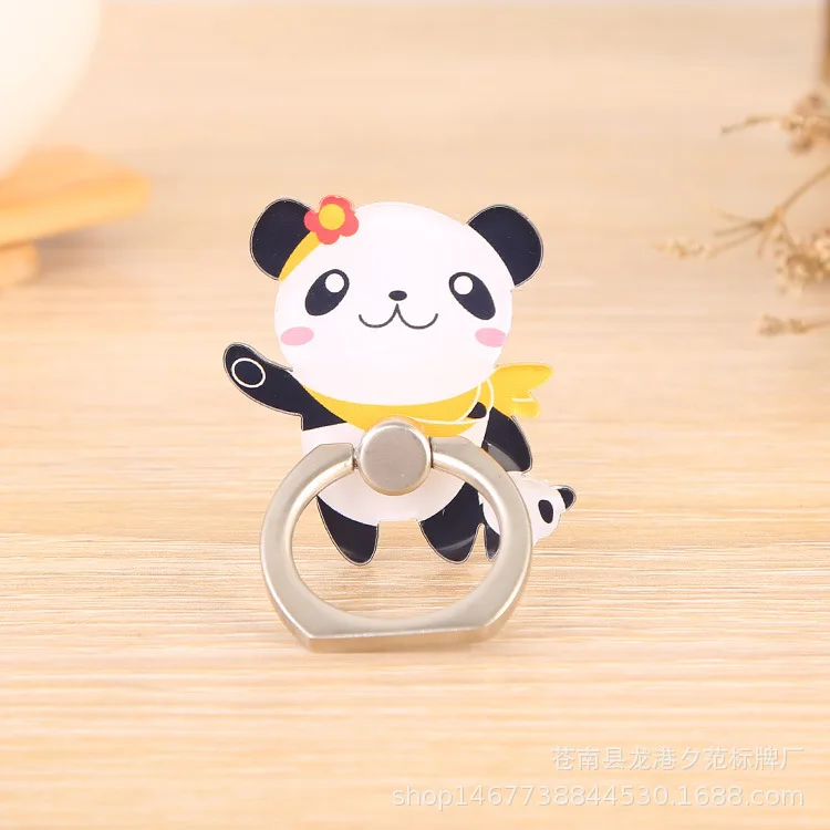 Leuke Mobiele Telefoon Ring Gesp Cartoon Panda Mobiele Telefoon Ring Houder Mobiele Telefoon Houder