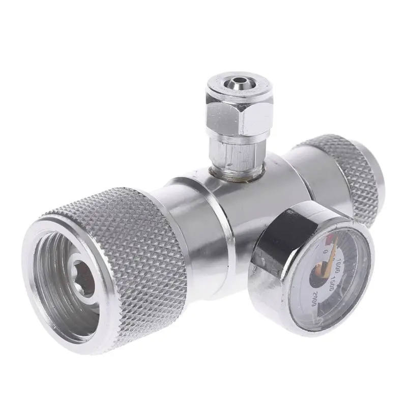 CO2 Pressure Gauge JIS m22-14 Regulator Manometer Over 1500PSI Cylinder Reducer Dropshipping