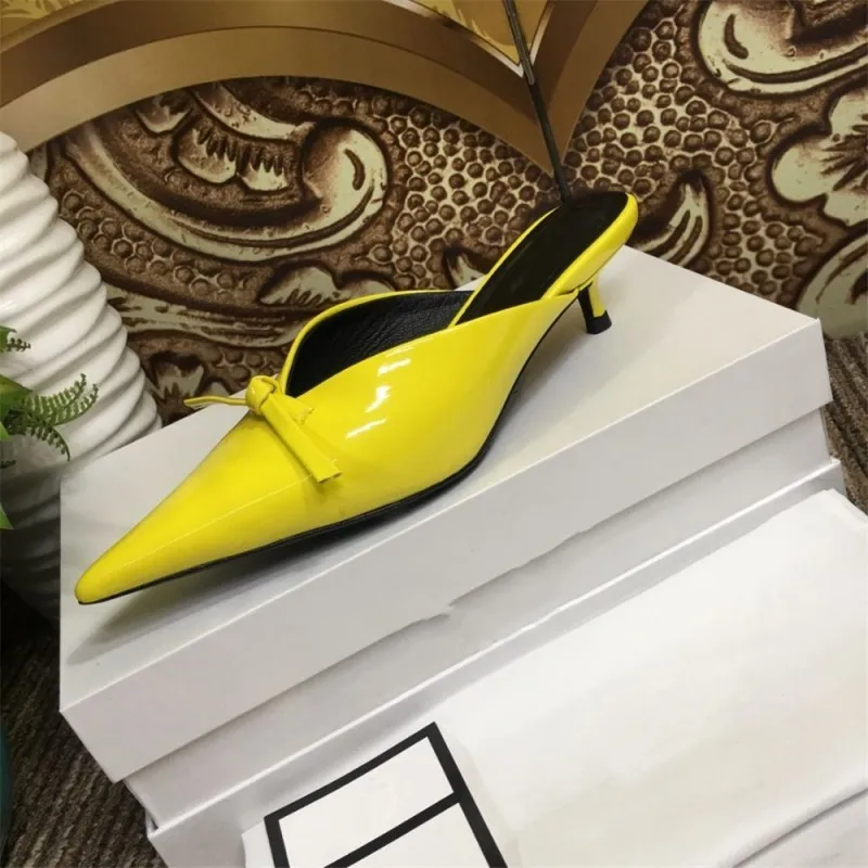 

Top Quality Womens Pumps Pointed Toe Thin Heels Women Pumps Genuine Leather Womens Dress Shoes Luxury Designer Slip On Shoes