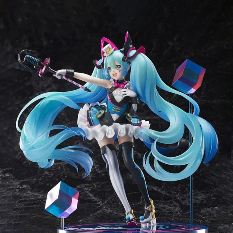 Anime FURyu Original Hatsune Miku Figure F:nex Vocaloid 2019 1/7 Miku Magic 24Cm PVC Model Collection Toys for Girls Gift