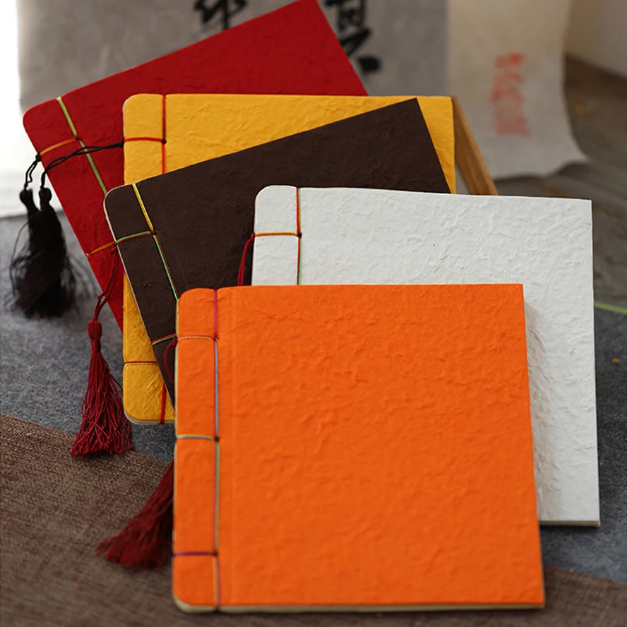 Chinese Rice Paper Notebook Of Painting Calligraphy Hand made Notepad Tickler Art Supplies