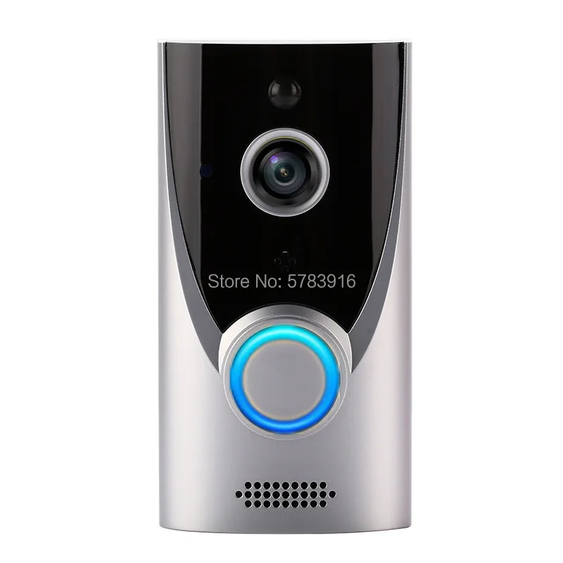 Video doorbell cat eye monitoring WiFi smart phone remote monitoring Hd 720p infrared night vision video call