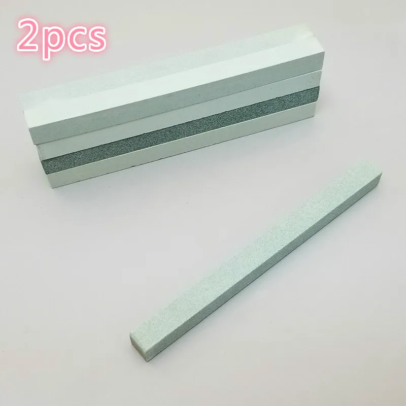 New 2pcs/set white corundum square strip sharpening stone sharpener sharpening system sharpener for fixed angle