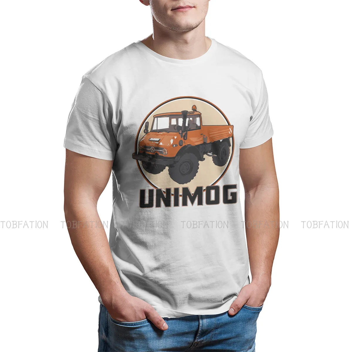 Monster Trucks Action Movie 100% Cotton TShirts UNIMOG Personalize Homme T Shirt New Trend Tops Size S-6XL