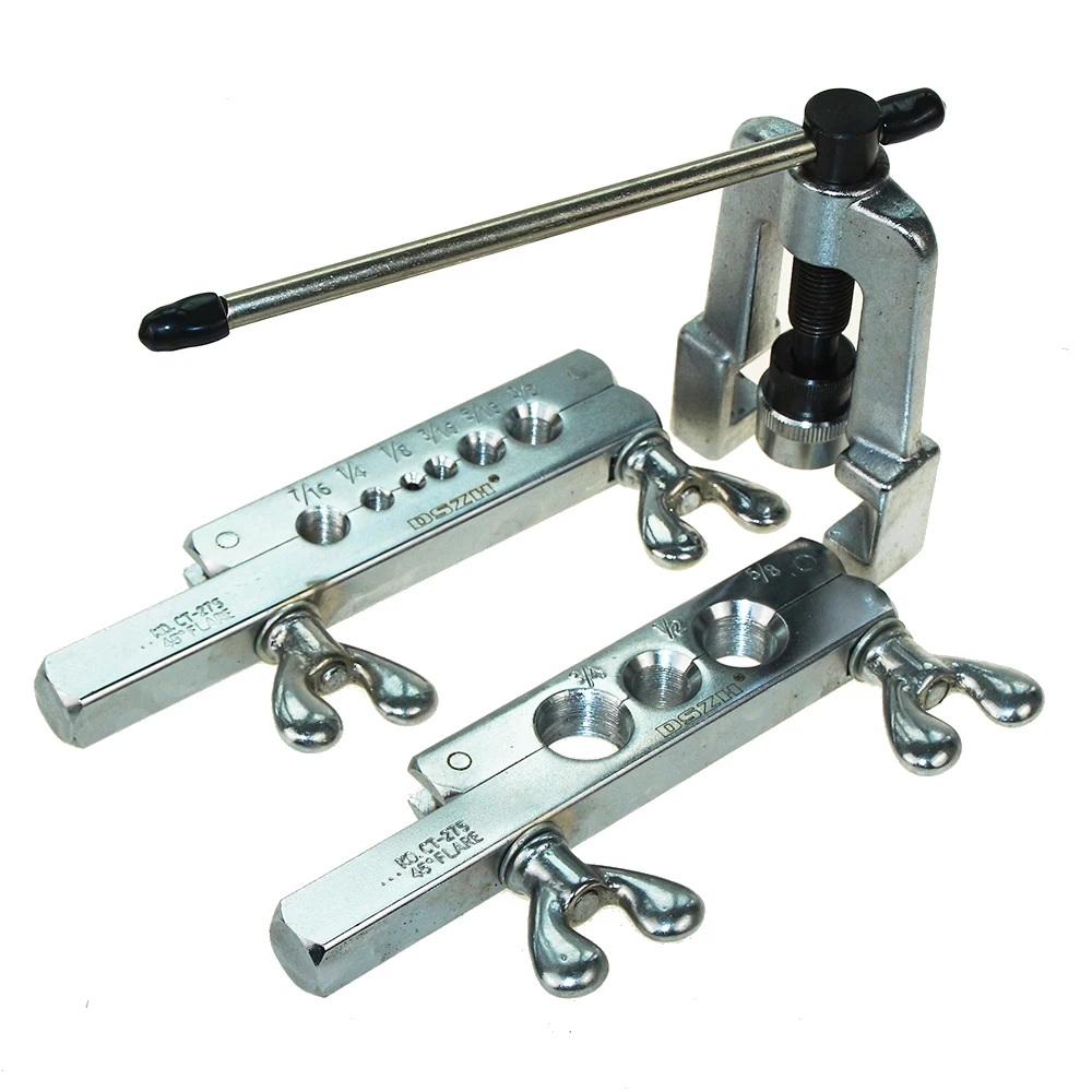 Gratis Verzending CT-275 1/8 "Tot 3/4" O.D.Tubing Affakkelen & Uitstampen Tool Kit Voor Zachte Koperen Pijp