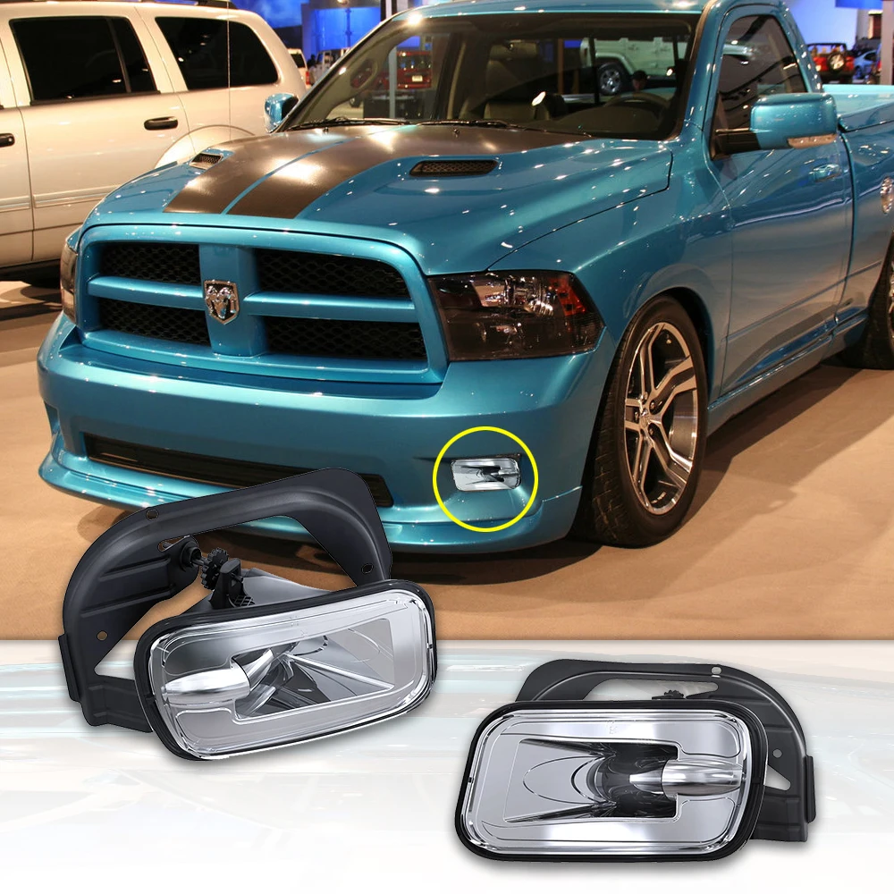 

For Dodge Ram 1500/2500/ 3500 2009-2012 Smoke Lens LED Fog Light Fog Lamp LED light Assembey