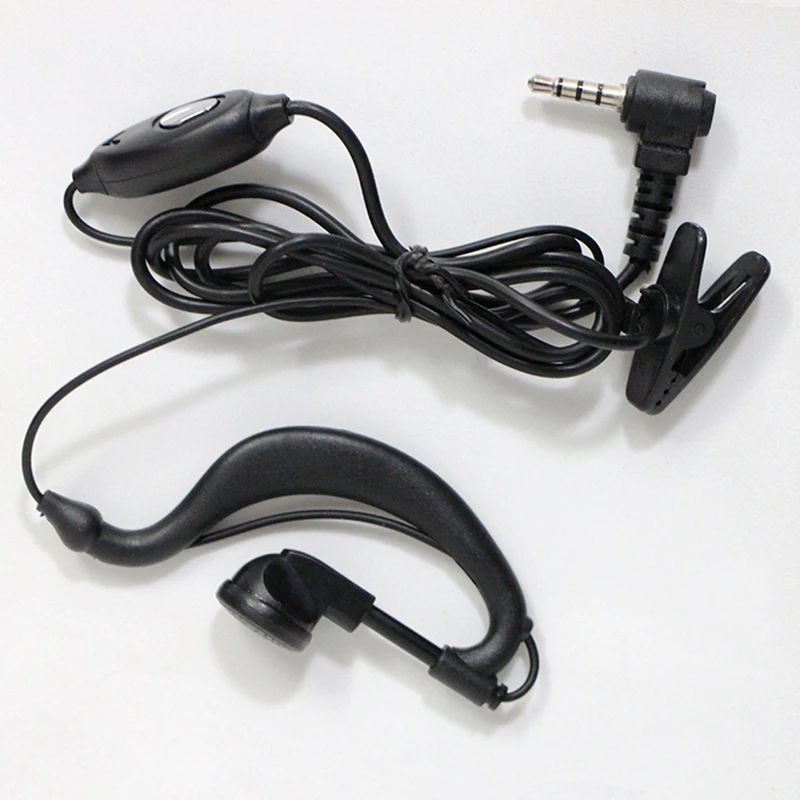 

3.5mm Earpiece Headset PTT MIC Ear Hook Walkie Talkie Earbud Interphone Earphone Earpiece for Hongfeng-3A