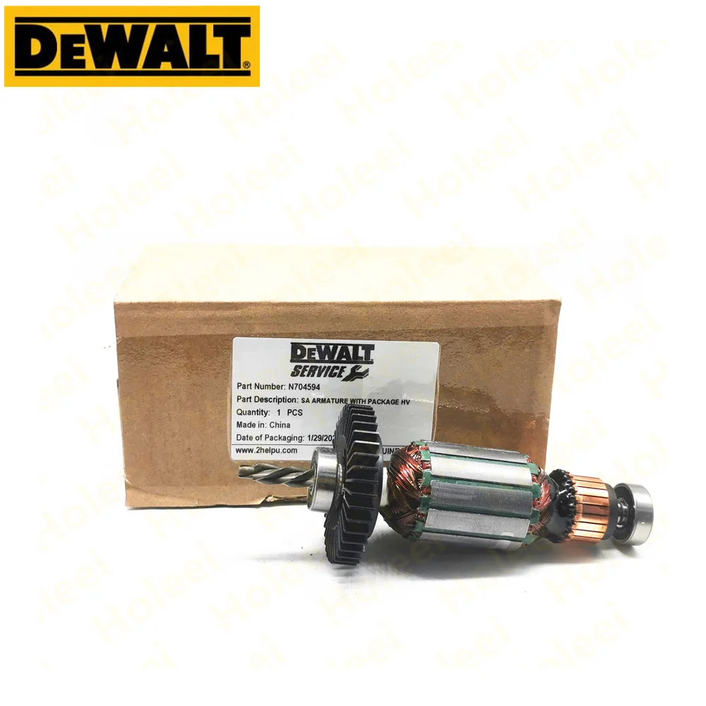 Rotor da Armadura para Dewalt 220240v Dwd024 Dwd025 Dwen302 N535720 N704594
