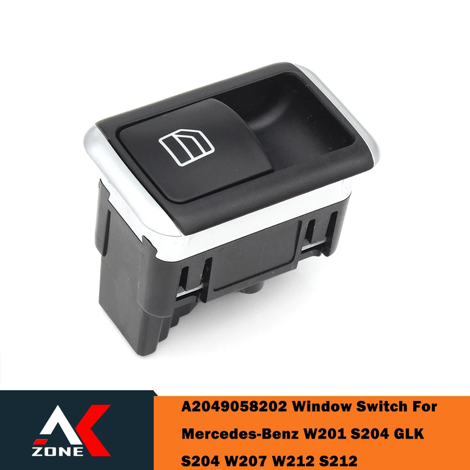 

Passenger Window Switch Assembly Black For Mercedes-Benz W201 S204 GLK S204 W207 W212 S212 A2049058202 Control Button