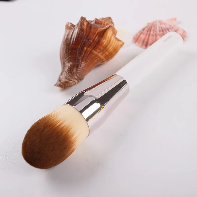 Foundation Makeup brushes Liquid Cream Foundation Powder contour White handle Make up brush Beauty Tools Cosmetics