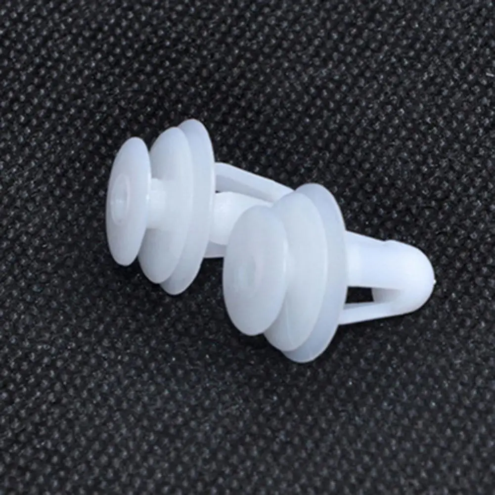 10Pcs Universele Auto 8Mm Gat Plastic Klinknagels Fastener Deur Clips Voertuig Klinknagels