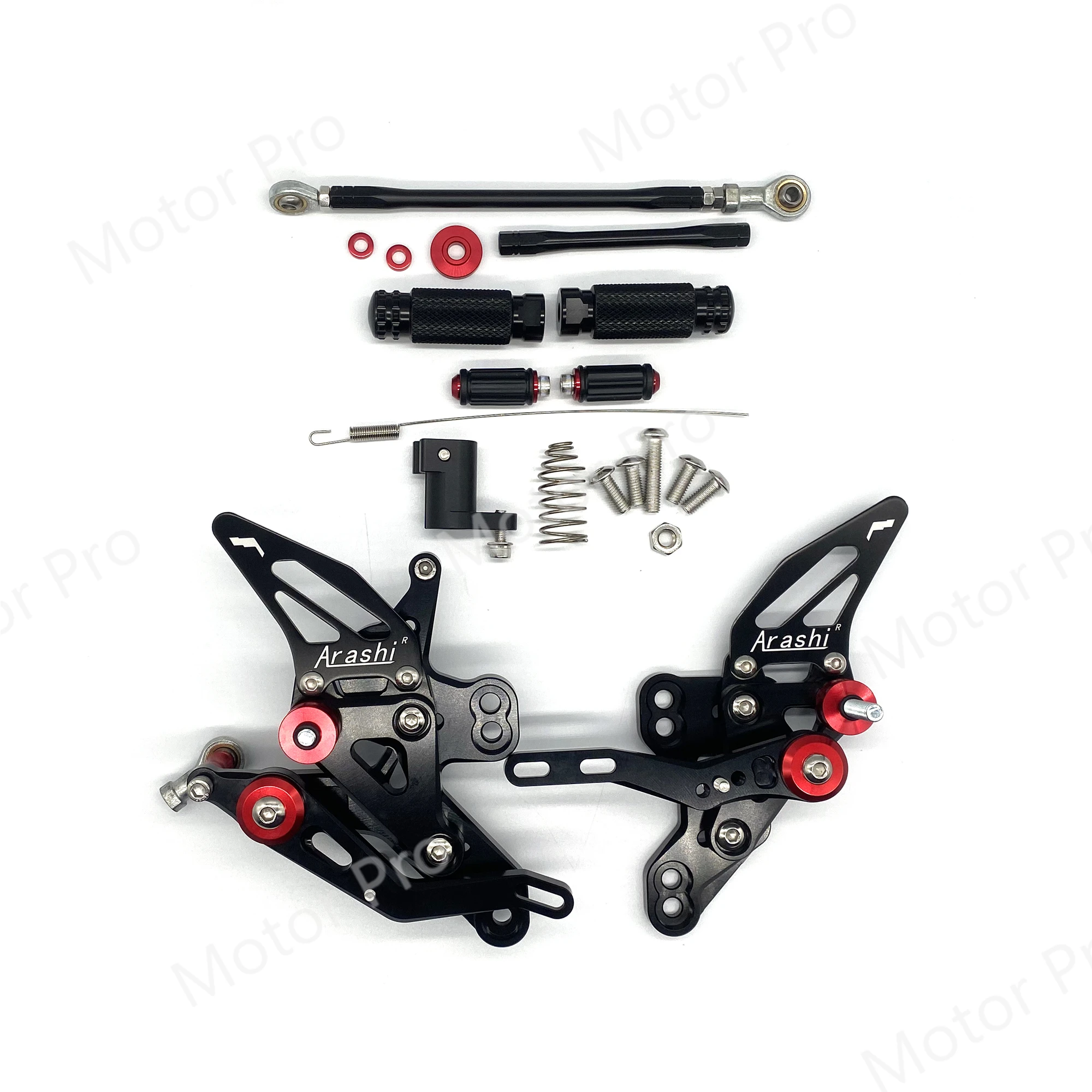 For HONDA CBR650R / CB650R 2019-2023 Adjustable Footrests Motorcycle Foot Rest Peg Rearset Pedal CBR 650 R CB650 2019 2020 2021