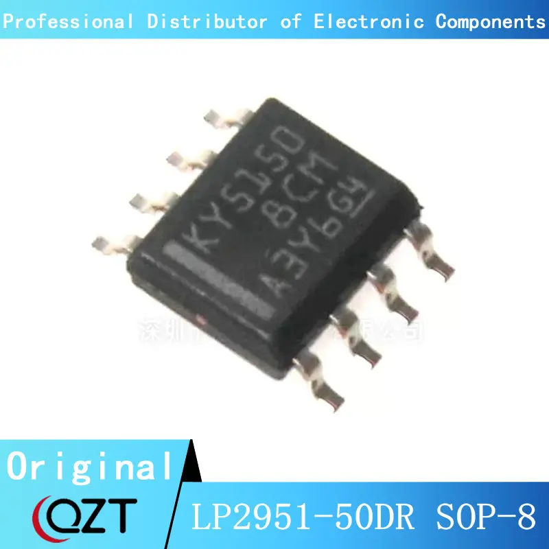 10 pçs/lote LP2951-50DR KY5150 LP2951-50 LP2951-5.0 SOP-8 SOP Low Dropout Regulator chip Novo local