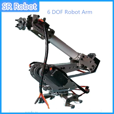 6DOF Mechanical Robot Full Steel Bearing Arm Claw With Servos For Robotics DIY Children's Toy Robot Arm