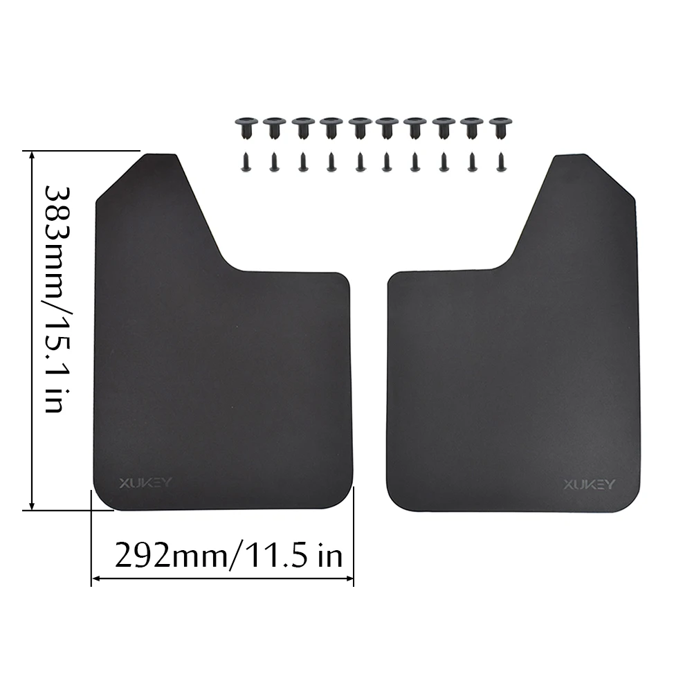 2x Universal Mud Flaps Mudflaps Splash Guards Mudguards For Renault Dacia Duster Oroch Alaskan Fiat Palio Adventure Toyota Hilux