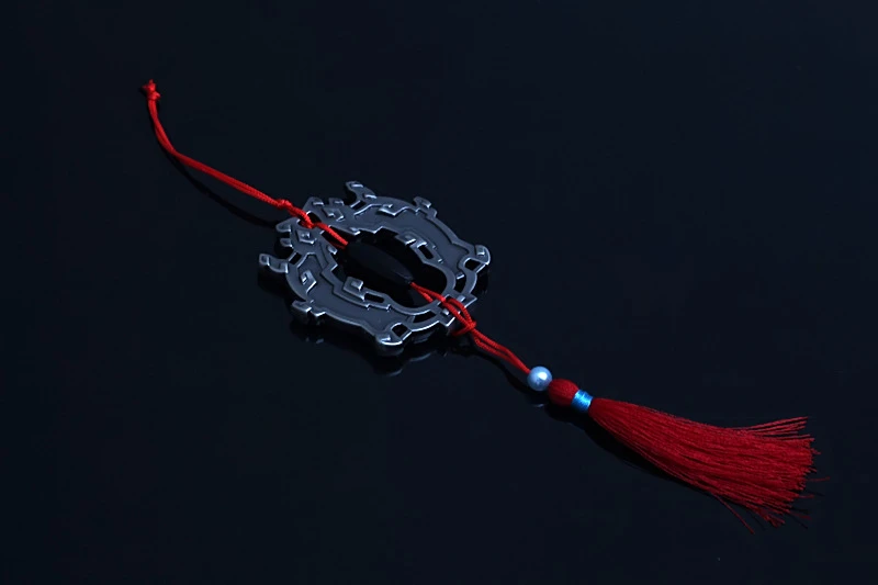 Mo Dao Zu Shi Weapon Model Wei WuXian Cosplay Props Yin Hu Fu Grandmaster of Demonic Cultivation Lan Wangji Accessories Amulet