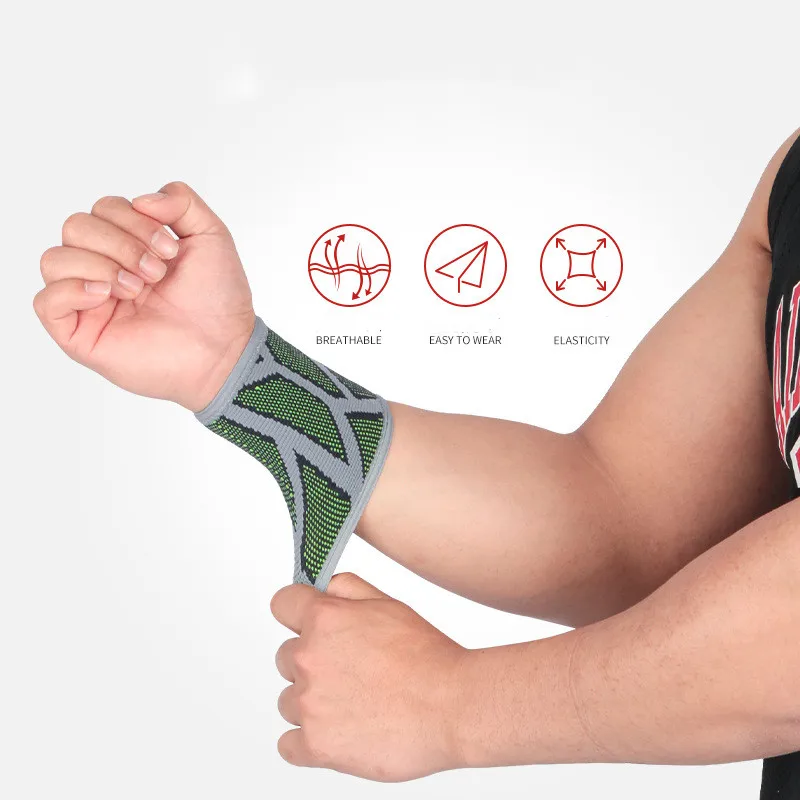 1PCS Handgelenk Brace Unterstützung Wrap Tennis Armband Sport Schweißband für Gym Basketball Volleyball Fitness Hand Schweiß Band