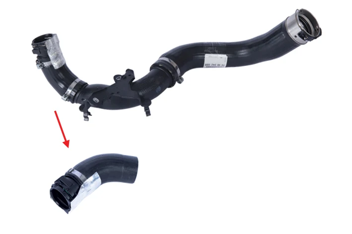 TURBO HOSE EXCLUDING PLASTIC PIPE SMALL HOSE SHOWN WITH ARROW 144604208R