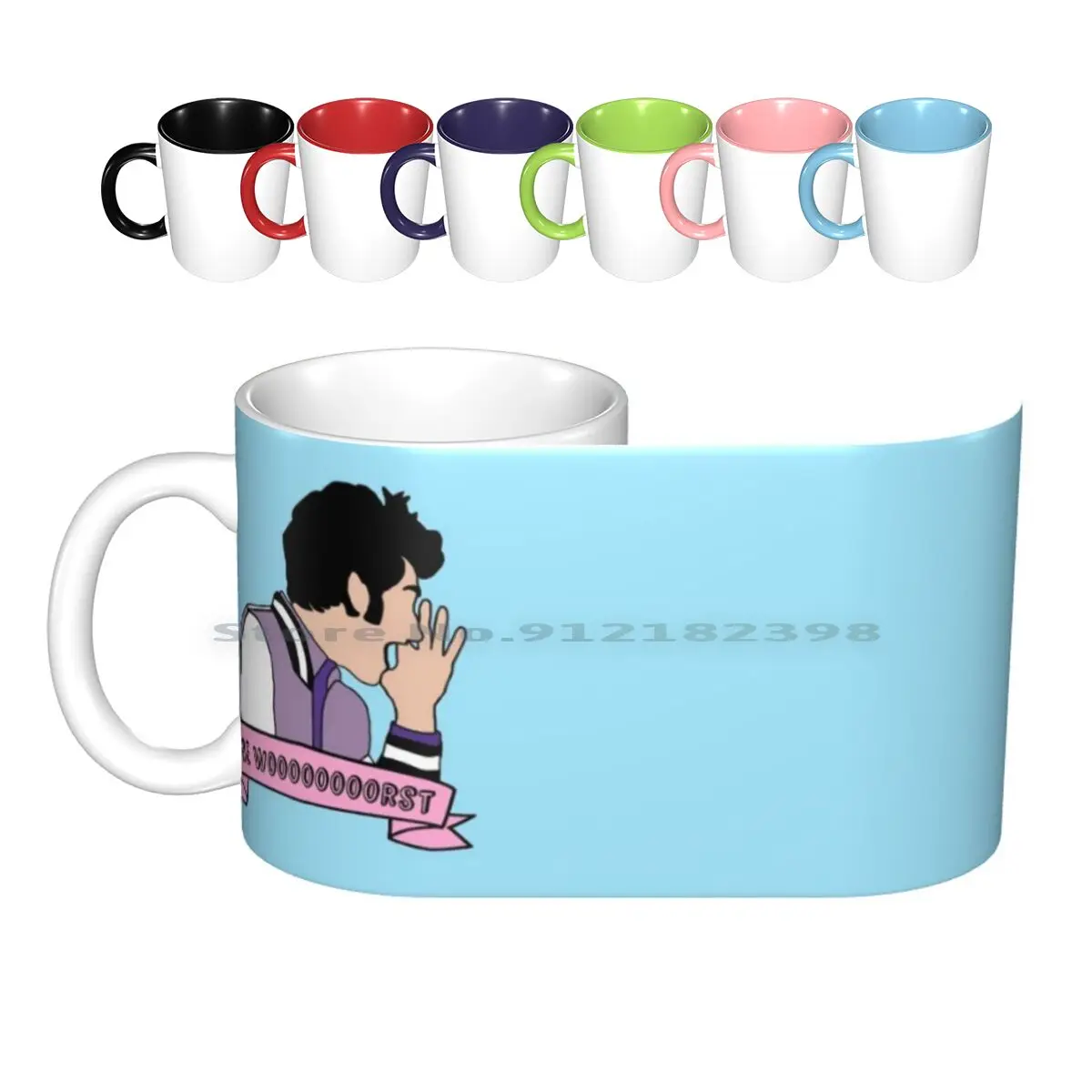 Jean Ralphio The Worst Ceramic Mugs Coffee Cups Milk Tea Mug Jean Ralphio Treat Yo Self Ben Leslie Knope Tom Donna Anne Perkins