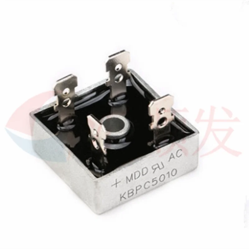 Oryginalny autentyczny kwadratowy most KBPC5010 50A 1000V mostek prostowniczy stos silikonowy prostownik mostkowy