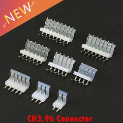 10Pcs/lot Connector CH3.96 3.96 Side Entry Pitch:3.96MM 90 degree Pin Header 4AW 5AW 6AW 7AW 8AW