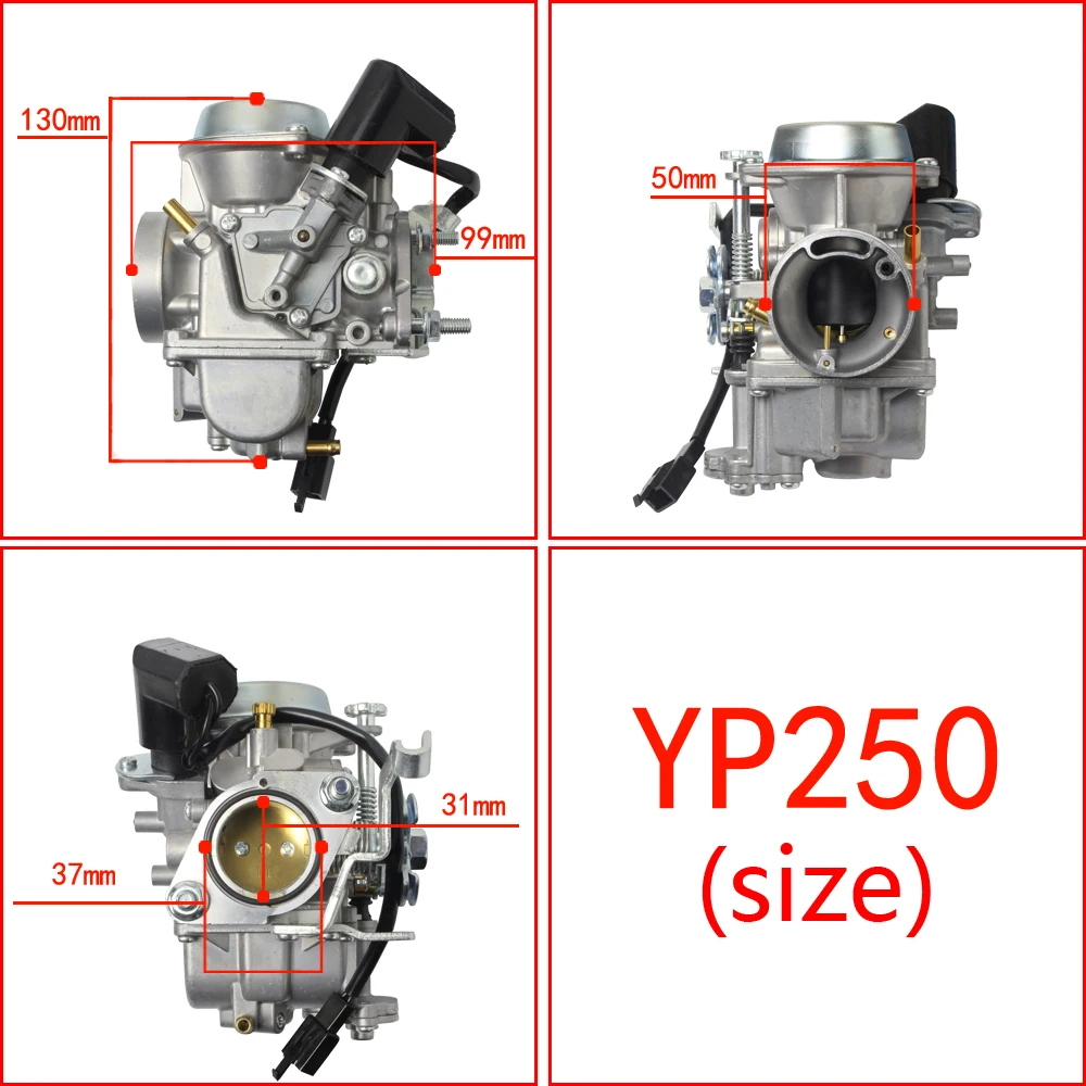 Carburetor 30mm For Yamaha Majesty 250 YP 250 YP250 250cc Scooter Vergaser Linhai 260cc Marquis Te-250cc ATV Quad Parts Carb