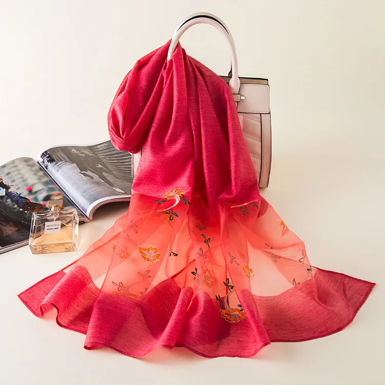 

Apparel Accessories Scarves and Wraps Embroidered scarf Prevent bask in cape