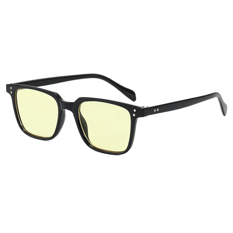 rectangle Rivet Tony Stark Sunglasses women men 2022 brand designer fashion Iron Man Glasses vintage oculos de sol masculino view 5