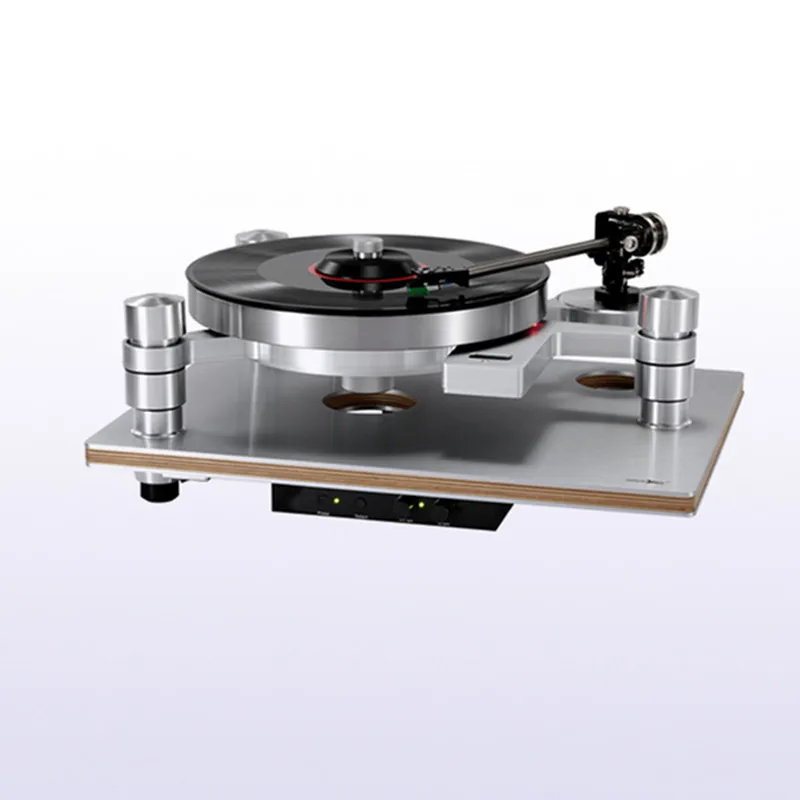 Amari LP-16s vinyl record player  magnetic levitation record player with tone arm cartridge, phono and disc pressure governor