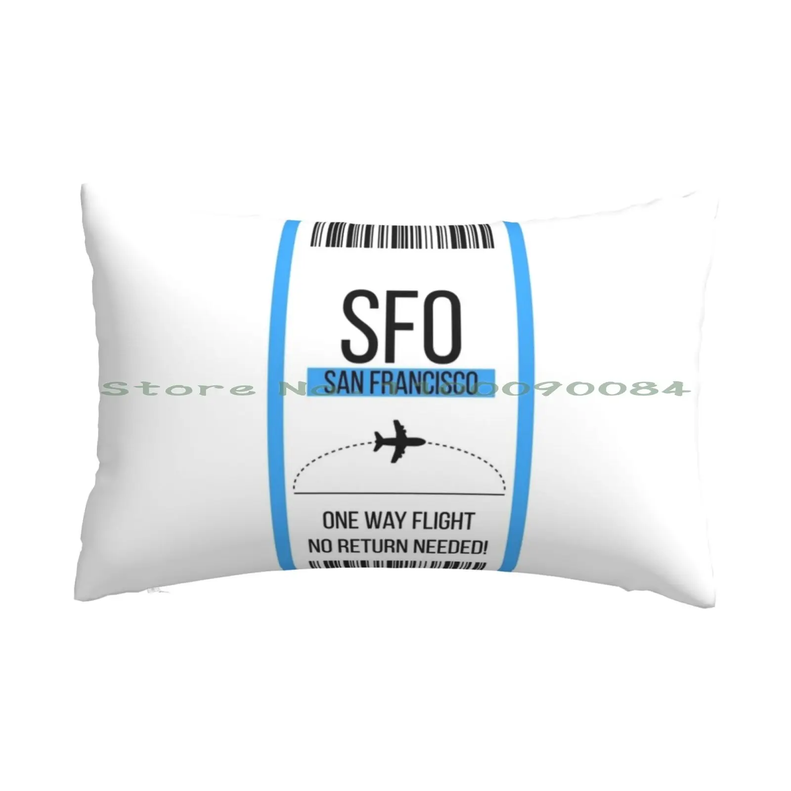 One Way Ticket To San Francisco! Pillow Case 20x30 50*75 Sofa Bedroom Litecoin Ltc Womens Litecoin Hodl Litecoin Litecoin Moon