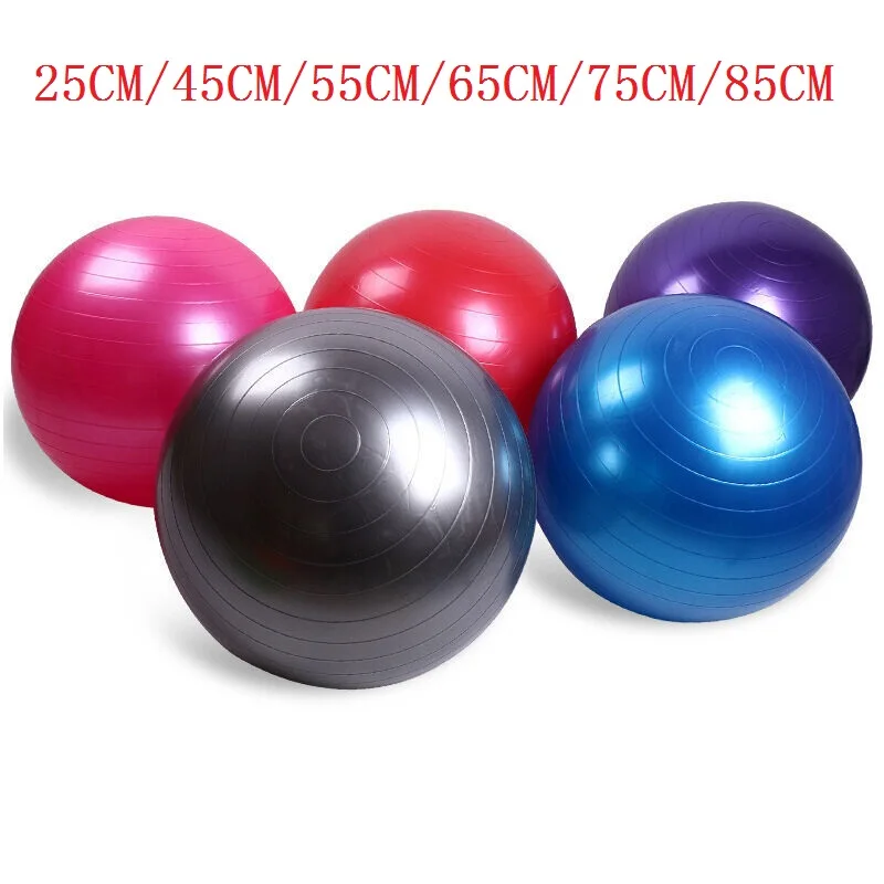 65 centimetri 75 centimetri di Sport Yoga Palle E Sfere Bola Pilates Parto Palla Fitness Palestra Equilibrio Fitball Esercizio di Allenamento Sfera