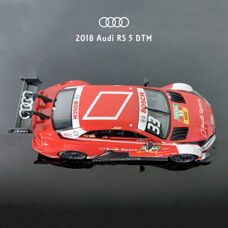 Bburago 1:32 2018 Audi RS 5 DTM rally car model Simulation Alloy Car Model Collect gifts toy