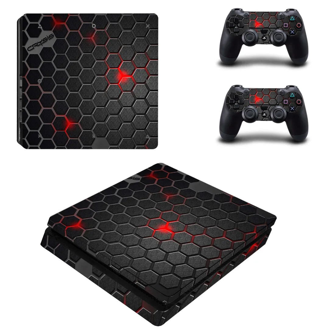 Custom Design PS4 Slim Decal Protective Skin Cover Sticker for PS4 Slim Console & Controller Stickers Vinyl