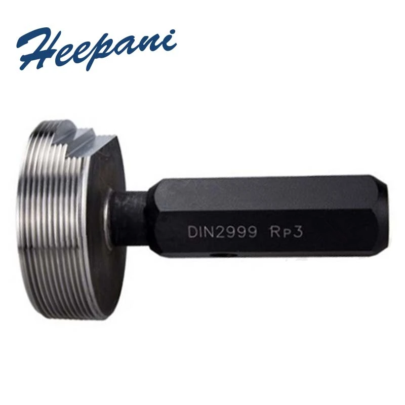 

Free shipping Round Tapered Pipe Thread Plug Gauge RP1/8, 1/4, 3/8, 1/2, 3/4, 1'' etc Din2999 Plain Screw Gauges